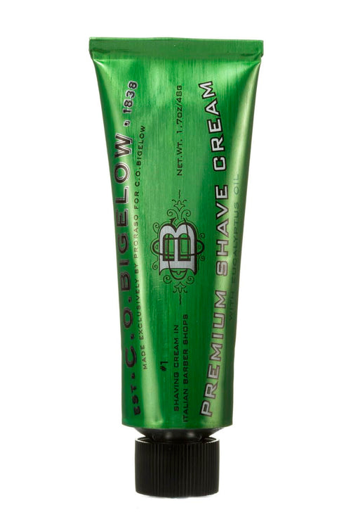 C. O. Bigelow C.O. Bigelow Travel Shaving Cream for Men, Moisturizing Shave Cream with Eucalyptus and Coconut Oil, Shaving Cream Mens Skin Care an...